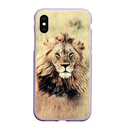 Чехол iPhone XS Max матовый Lion King
