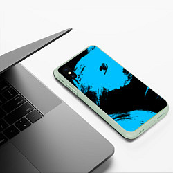 Чехол iPhone XS Max матовый Fairy Tail, цвет: 3D-салатовый — фото 2