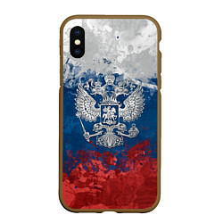 Чехол iPhone XS Max матовый Россия