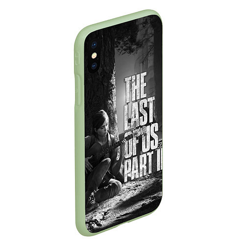 Чехол iPhone XS Max матовый THE LAST OF US 2 / 3D-Салатовый – фото 2