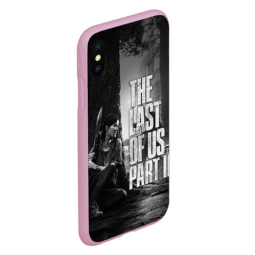 Чехол iPhone XS Max матовый THE LAST OF US 2 / 3D-Розовый – фото 2