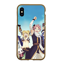 Чехол iPhone XS Max матовый FAIRY TAIL ХВОСТ ФЕИ