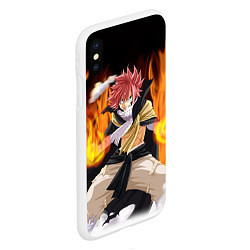 Чехол iPhone XS Max матовый FAIRY TAIL ХВОСТ ФЕИ, цвет: 3D-белый — фото 2