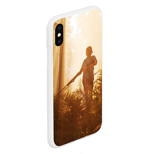 Чехол iPhone XS Max матовый THE LAST OF US / 3D-Белый – фото 2