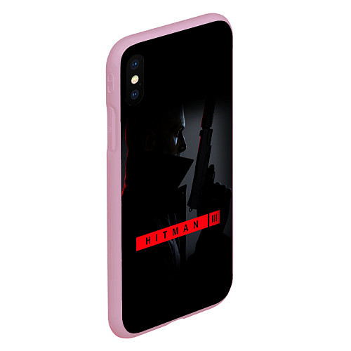 Чехол iPhone XS Max матовый HITMAN 3 / 3D-Розовый – фото 2