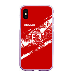 Чехол iPhone XS Max матовый Russia