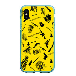 Чехол iPhone XS Max матовый PATTERN THE LAST OF US Z, цвет: 3D-мятный