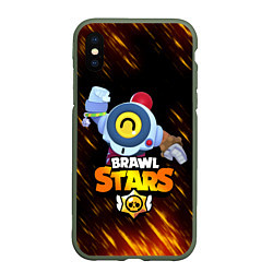 Чехол iPhone XS Max матовый BRAWL STARS NANI