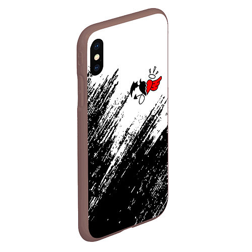 Чехол iPhone XS Max матовый ТИКТОКЕР - PAYTON MOORMEIE / 3D-Коричневый – фото 2
