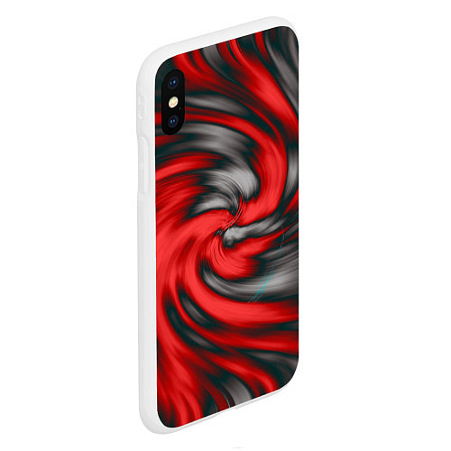 Чехол iPhone XS Max матовый ЛАБИРИНТ ФАНТАЗИЙ / 3D-Белый – фото 2