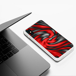 Чехол iPhone XS Max матовый ЛАБИРИНТ ФАНТАЗИЙ, цвет: 3D-белый — фото 2