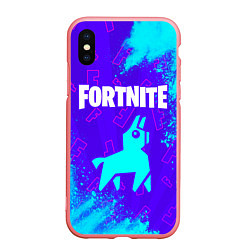 Чехол iPhone XS Max матовый FORTNITE ФОРТНАЙТ, цвет: 3D-баблгам