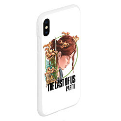 Чехол iPhone XS Max матовый The Last of Us Part II Ellie, цвет: 3D-белый — фото 2