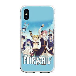 Чехол iPhone XS Max матовый FAIRY TAIL ХВОСТ ФЕИ