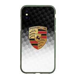 Чехол iPhone XS Max матовый PORSCHE