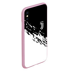 Чехол iPhone XS Max матовый JUVENTUS, цвет: 3D-розовый — фото 2