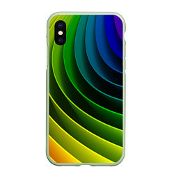 Чехол iPhone XS Max матовый Color 2058