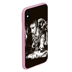 Чехол iPhone XS Max матовый THE LAST OF US, цвет: 3D-розовый — фото 2