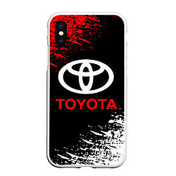 Чехол iPhone XS Max матовый TOYOTA