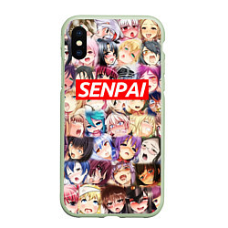 Чехол iPhone XS Max матовый SENPAI СЕНПАЙ