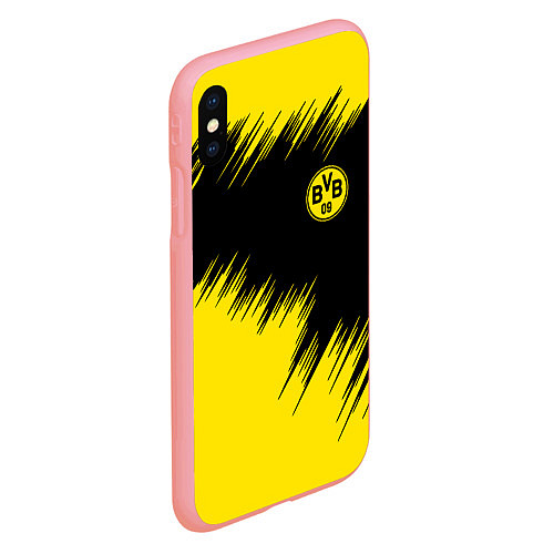 Чехол iPhone XS Max матовый BORUSSIA / 3D-Баблгам – фото 2