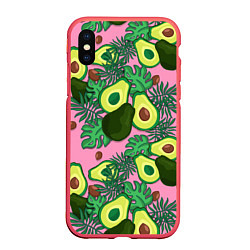 Чехол iPhone XS Max матовый Avocado