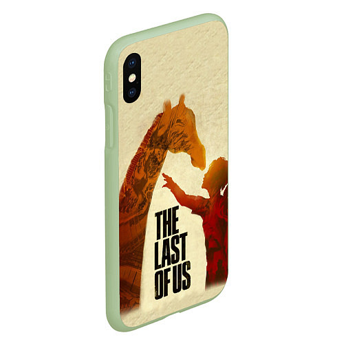 Чехол iPhone XS Max матовый The Last of Us 2 / 3D-Салатовый – фото 2