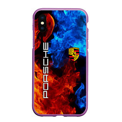 Чехол iPhone XS Max матовый PORSCHE