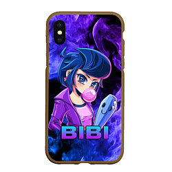 Чехол iPhone XS Max матовый BRAWL STARS BIBI