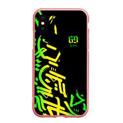 Чехол iPhone XS Max матовый 6ix9ine Tekashi, цвет: 3D-баблгам