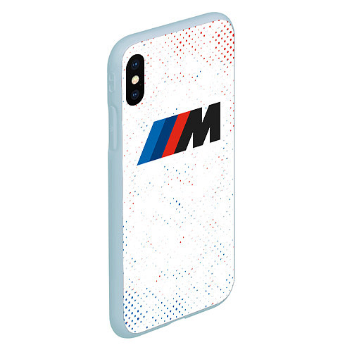 Чехол iPhone XS Max матовый BMW БМВ / 3D-Голубой – фото 2