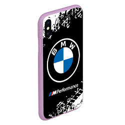 Чехол iPhone XS Max матовый BMW БМВ, цвет: 3D-сиреневый — фото 2