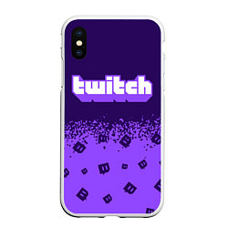 Чехол iPhone XS Max матовый TWITCH ТВИЧ