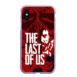 Чехол iPhone XS Max матовый THE LAST OF US, цвет: 3D-светло-сиреневый