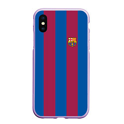 Чехол iPhone XS Max матовый FC Barcelona 2021