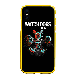 Чехол iPhone XS Max матовый Watch Dogs Legion