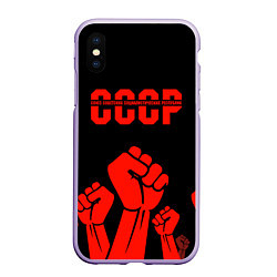 Чехол iPhone XS Max матовый СССР