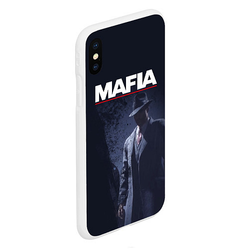 Чехол iPhone XS Max матовый Mafia / 3D-Белый – фото 2