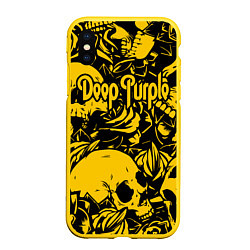 Чехол iPhone XS Max матовый Deep Purple