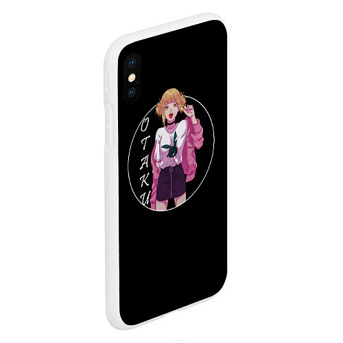 Чехол iPhone XS Max матовый Toga Otaku / 3D-Белый – фото 2