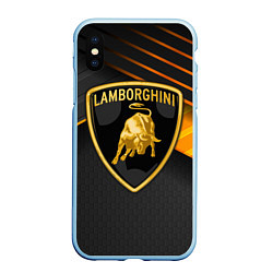 Чехол iPhone XS Max матовый Lamborghini