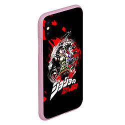 Чехол iPhone XS Max матовый JoJo Bizarre Adventure, цвет: 3D-розовый — фото 2