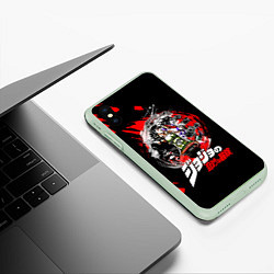 Чехол iPhone XS Max матовый JoJo Bizarre Adventure, цвет: 3D-салатовый — фото 2
