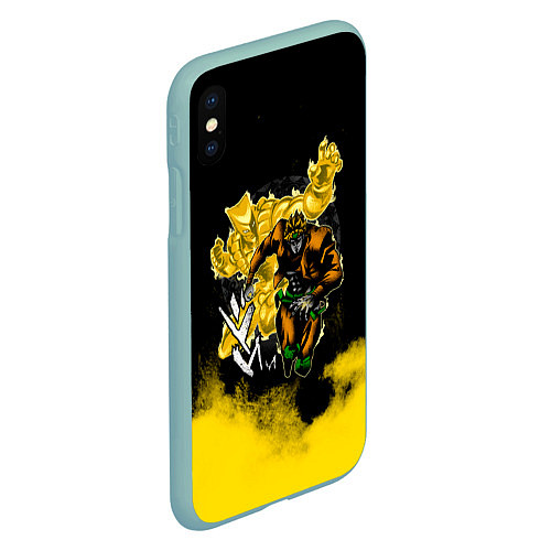 Чехол iPhone XS Max матовый JoJo Bizarre Adventure / 3D-Мятный – фото 2