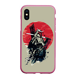Чехол iPhone XS Max матовый Samurai man
