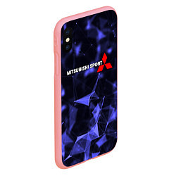 Чехол iPhone XS Max матовый MITSUBISHI, цвет: 3D-баблгам — фото 2