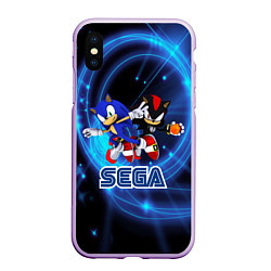 Чехол iPhone XS Max матовый Sonic SEGA