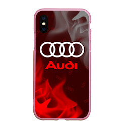 Чехол iPhone XS Max матовый AUDI АУДИ