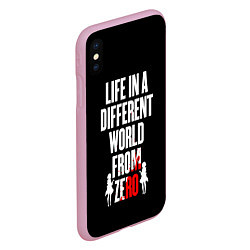 Чехол iPhone XS Max матовый Re:Zero, цвет: 3D-розовый — фото 2