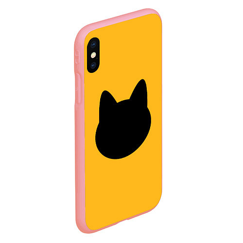 Чехол iPhone XS Max матовый Мордочка коти / 3D-Баблгам – фото 2